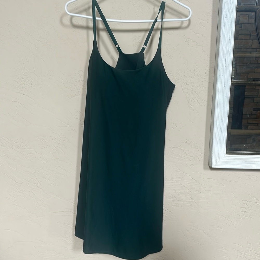 Fall dress green Athletic dress size large - Picture 2 of 6